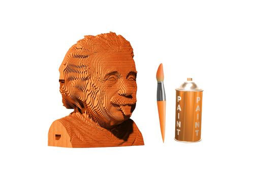 зображення 10 - Картонний конструктор 1DEA.me "Cartonic 3D Puzzle ALBERT E"