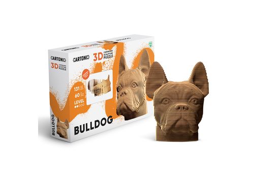 зображення 1 - Картонний конструктор 1DEA.me "Cartonic 3D Puzzle BULLDOG"