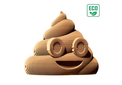 фото 9 - Картонный конструктор "Cartonic 3D Puzzle POOP" 1DEA.me