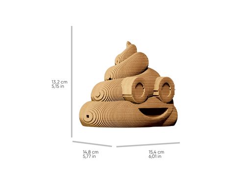 фото 10 - Картонный конструктор "Cartonic 3D Puzzle POOP" 1DEA.me