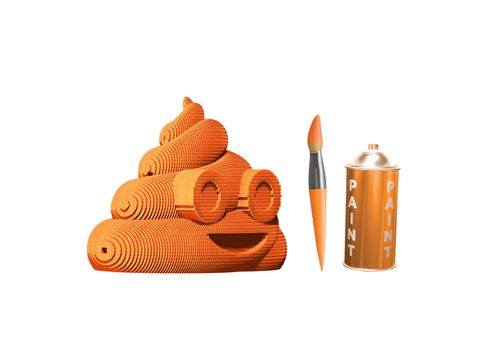 фото 12 - Картонный конструктор "Cartonic 3D Puzzle POOP" 1DEA.me