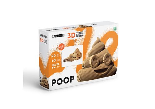 фото 13 - Картонный конструктор "Cartonic 3D Puzzle POOP" 1DEA.me