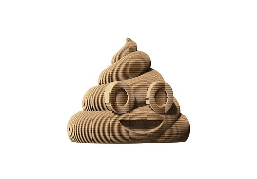 фото 6 - Картонный конструктор "Cartonic 3D Puzzle POOP" 1DEA.me