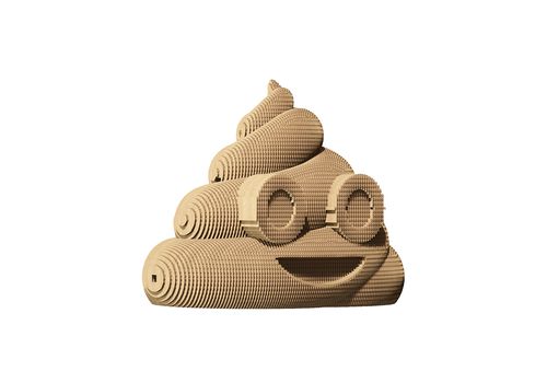 фото 7 - Картонный конструктор "Cartonic 3D Puzzle POOP" 1DEA.me