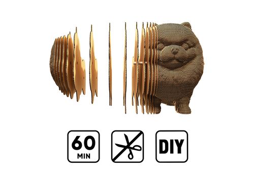 фото 10 - Картонный конструктор "Cartonic 3D Puzzle Pomeranian spitz" 1DEA.me