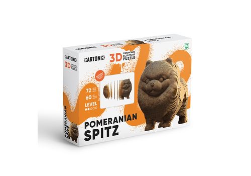 фото 12 - Картонный конструктор "Cartonic 3D Puzzle Pomeranian spitz" 1DEA.me