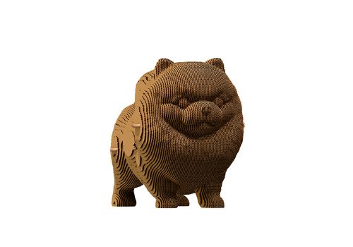 фото 5 - Картонный конструктор "Cartonic 3D Puzzle Pomeranian spitz" 1DEA.me