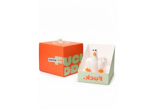 фото 3 - Аромасвеча с деревянным фитилем F+ck duck, Белая