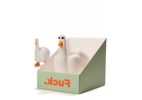 фото 4 - Аромасвеча с деревянным фитилем F+ck duck, Белая