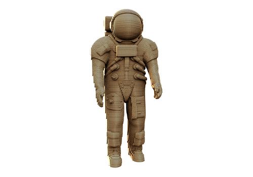 зображення 2 - Картонний конструктор 1DEA.me "Cartonic 3D Puzzle ASTRONAUT"