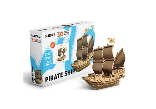 фото 1 - Картонный конструктор Cartonic 3D PIRATE SHIP