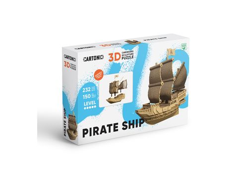 фото 10 - Картонный конструктор Cartonic 3D PIRATE SHIP