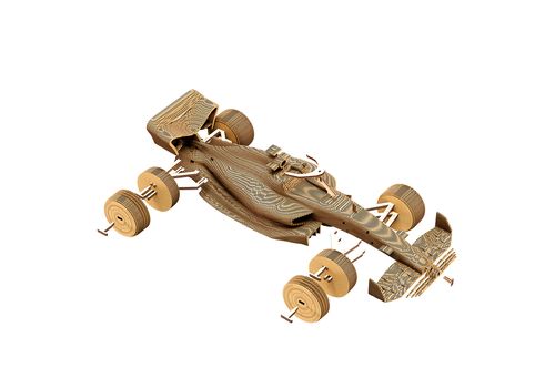 зображення 8 - Картонний конструктор Cartonic 3D RACING CAR
