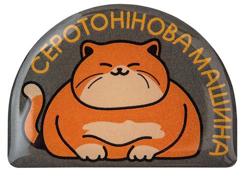 зображення 1 - Об'ємний стікер "Серотонінова машина"