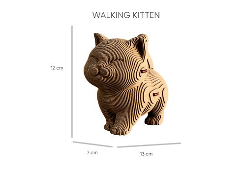 зображення 11 - Картонний конструктор "Cartonic 3D Puzzle KITTENS TRIO"