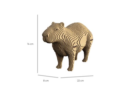 зображення 6 - Картонний конструктор "Cartonic 3D Puzzle CAPYBARA"