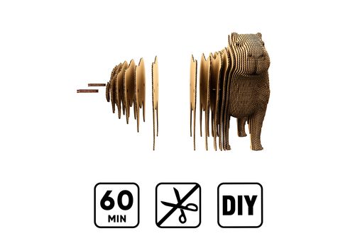 зображення 8 - Картонний конструктор "Cartonic 3D Puzzle CAPYBARA"