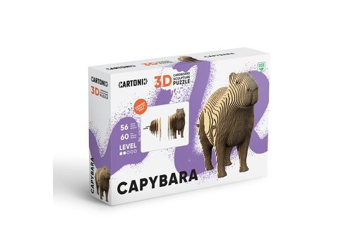 зображення 10 - Картонний конструктор "Cartonic 3D Puzzle CAPYBARA"