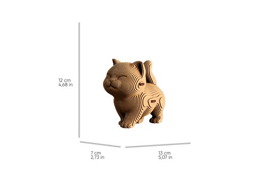 зображення 5 - Картонний конструктор "Cartonic 3D Puzzle WALKING KITTEN"