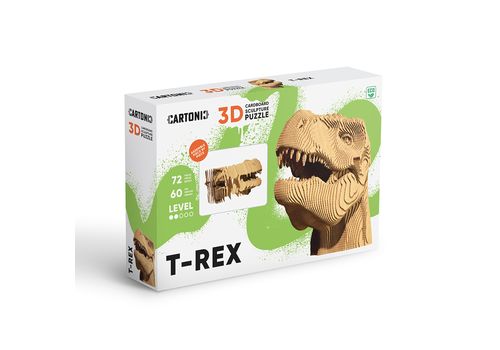 фото 12 - Картонный конструктор "Cartonic 3D Cartonic T-REX" 1DEA.me