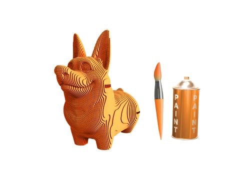 фото 14 - Картонный конструктор "Cartonic 3D Puzzle CORGI" 1DEA.me