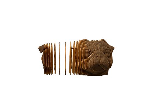 фото 5 - Картонный конструктор "Cartonic 3D Puzzle Pug" 1DEA.me