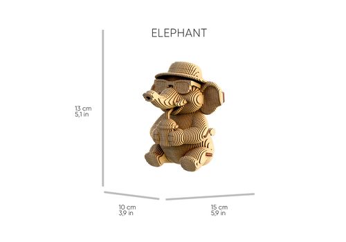 фото 8 - Картонный конструктор Cartonic 3D Puzzle SAFARI TRIO