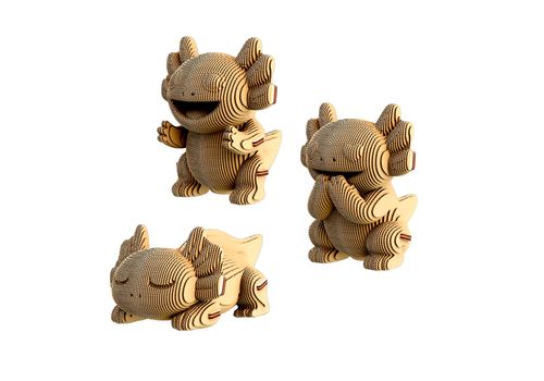 фото 5 - Картонный конструктор Cartonic 3D Puzzle AXOLOTLS TRIO