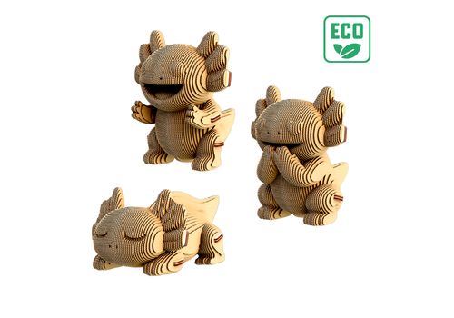 фото 6 - Картонный конструктор Cartonic 3D Puzzle AXOLOTLS TRIO