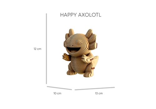 фото 7 - Картонный конструктор Cartonic 3D Puzzle AXOLOTLS TRIO