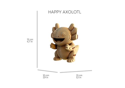 фото 8 - Картонный конструктор Cartonic 3D Puzzle AXOLOTLS TRIO