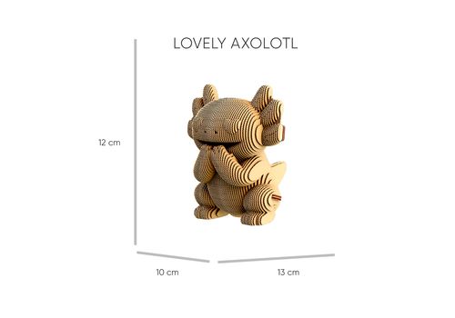 фото 9 - Картонный конструктор Cartonic 3D Puzzle AXOLOTLS TRIO