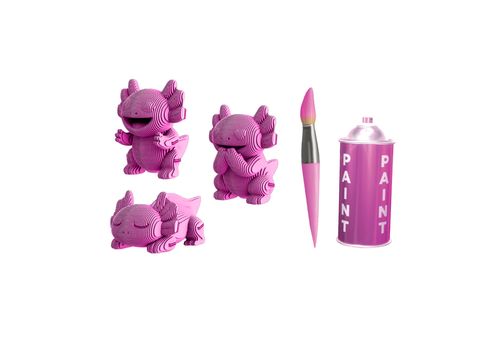 фото 16 - Картонный конструктор Cartonic 3D Puzzle AXOLOTLS TRIO