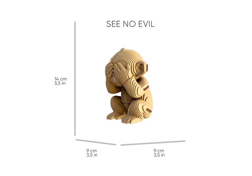 фото 10 - Cartonic 3D Puzzle MONKEYS TRIO