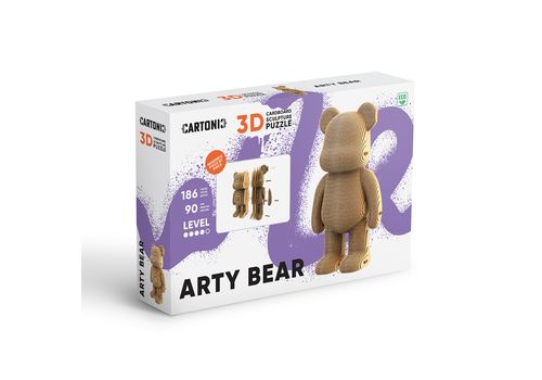 фото 8 - Картонный конструктор Cartonic 3D Puzzle ARTY BEAR