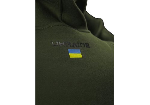 зображення 3 - UNISEX Худи на флисе зимний Oversize Тризуб F16, Хаки