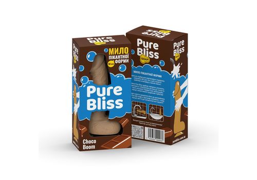 фото 3 - Мыло член 18 см Pure Bliss - Brown Choco Boom