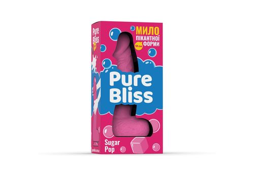 зображення 1 - Мило член 18 см Pure Bliss - Pink Sugar Pop