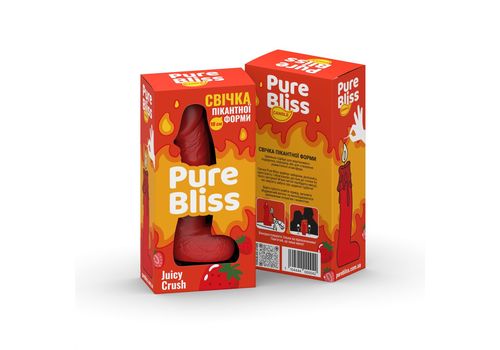 фото 3 - Свеча член 18 см Pure Bliss - Red Juicy Crush