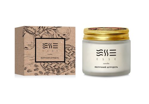 зображення 1 - Свічка Яблучний штрудель ESSE HOME 50 г