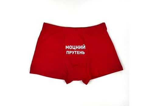 зображення 2 - Труси боксери червоні Моцний Прутень розмір XL