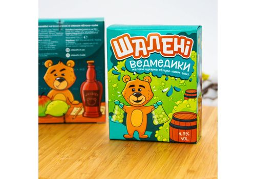 фото 3 - Конфеты желейные виски-яблоко-лайм "Шалені ведмедики"