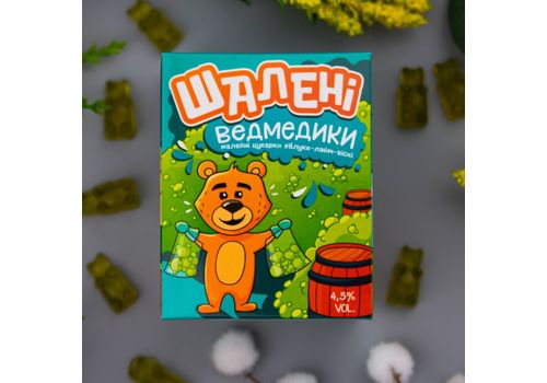фото 9 - Конфеты желейные виски-яблоко-лайм "Шалені ведмедики"