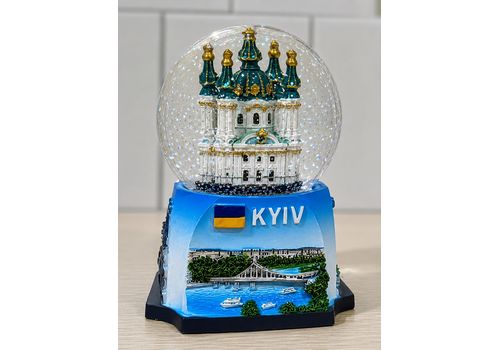 зображення 1 - Сувенірна куля Київ Андріївська церква 6,5 см