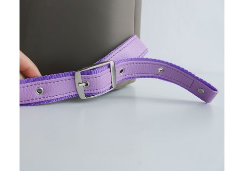 фото 6 - Рюкзак с экокожи   "BEIGE + violet PASSION"   35x28х10
