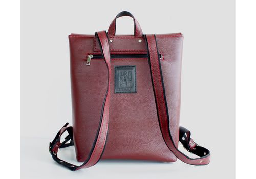 фото 2 - Рюкзак с экокожи   "WINE RED PASSION"   35x28х10